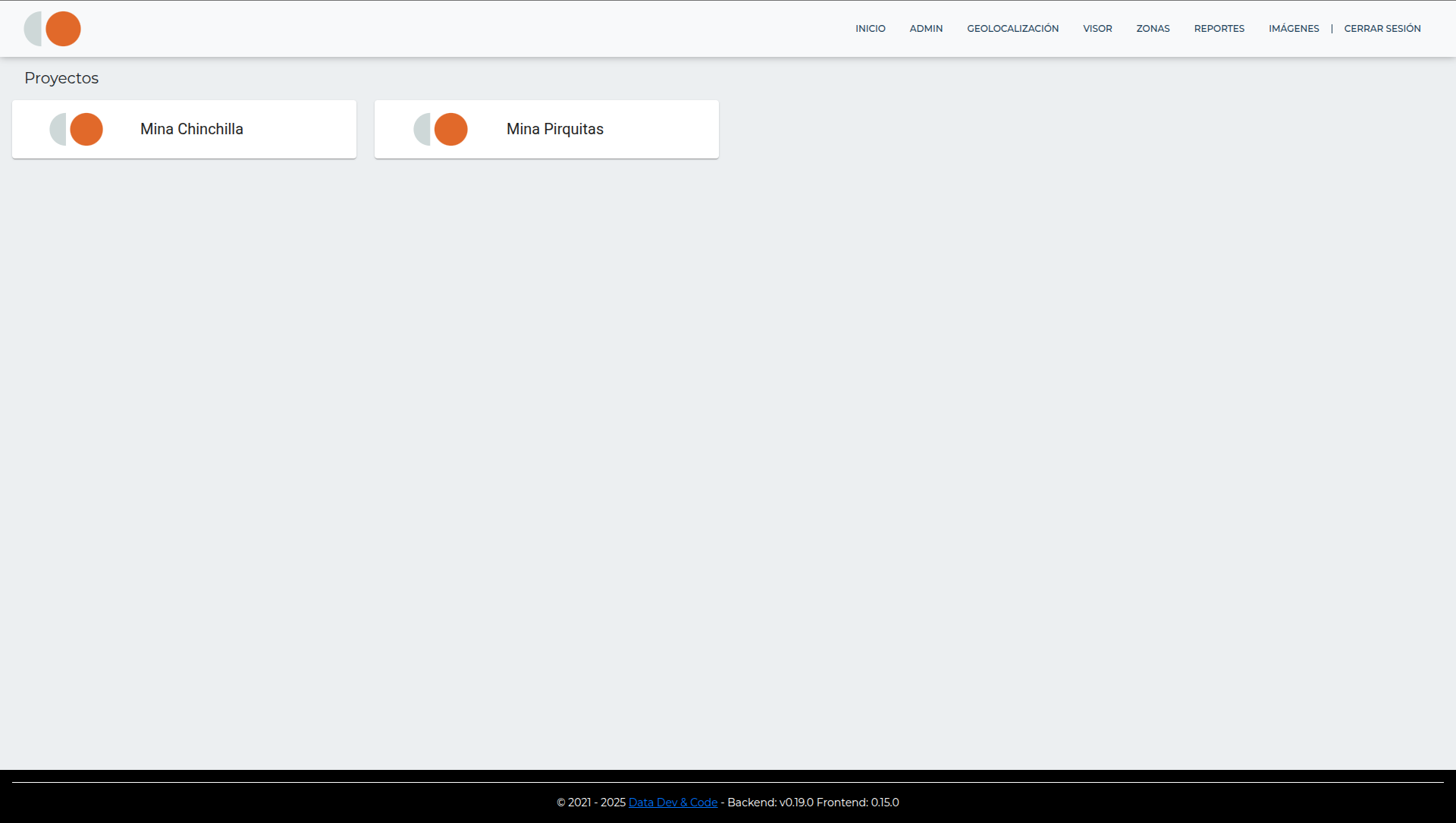 Seleccionar proyecto